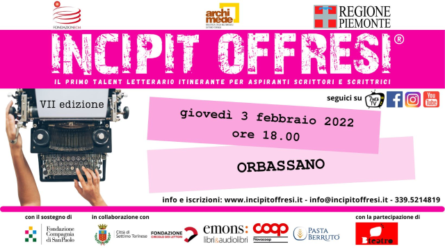"Incipit Offresi": giocati la possibilità di diventare scrittore!